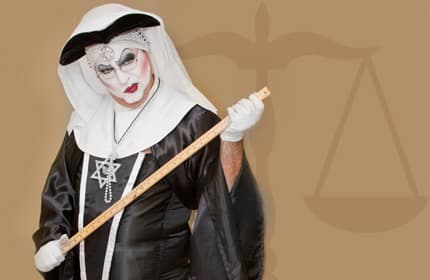 Sister Holly Cost, ready to enforce